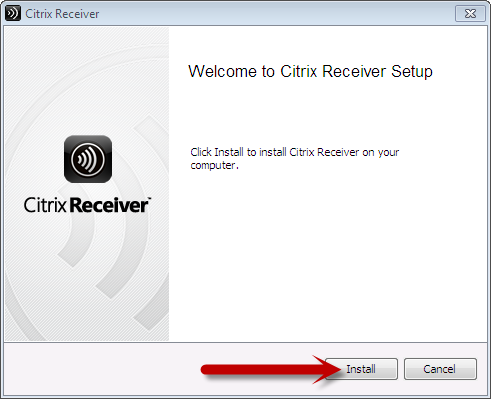 install citrix receiver